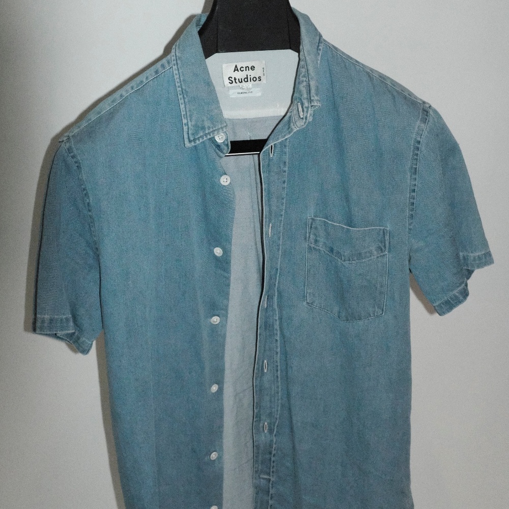 Button up: Acne Studios- Blue jean- short sleeve -